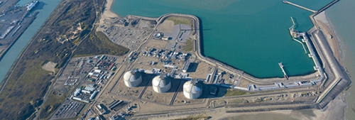 An aerial view of the Dunkerque LNG complex in France (Source: Dunkerque LNG)